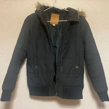 ROXY 후드 부착 블루종 블랙