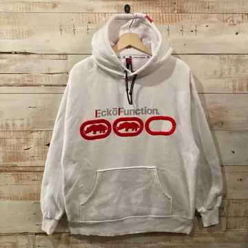 Ecko Function 후드티 비닐 로고 화이트 L 에코 펑션