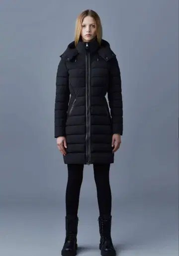 MACKAGE 맥케이지 FARREN 롱 코트 다운 코트 블랙