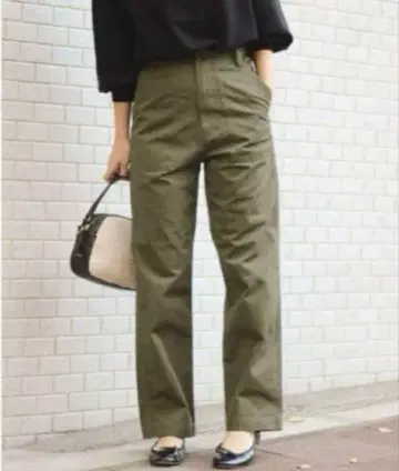 스픽앤스팬 치노 베이커 팬츠 카키