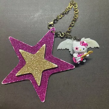 초레어 헬로키티 락 끈 스트랩 레어 ROCK