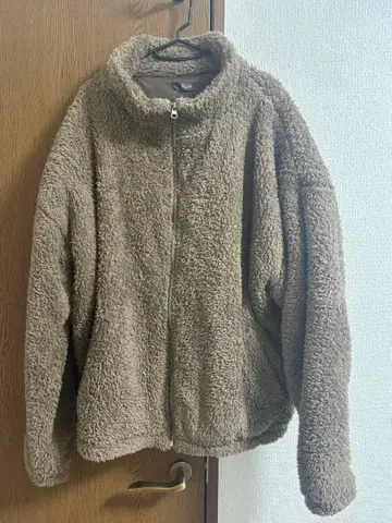 [ MinoriTY ] 플리스 보아 자켓 오버 사이즈 지퍼 후드티