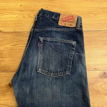 DENIME 드님 데님 W29 적미 버튼 플라이