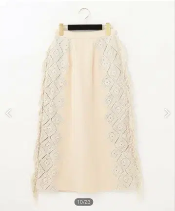 그레이스 콘티넨탈 사이드 프린지 스커트 38