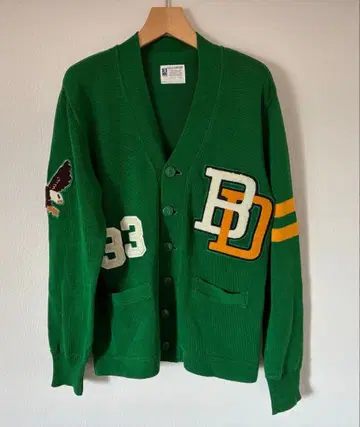 초기 택 챔피온 가디건 그린 42