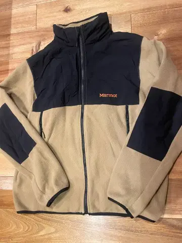 Marmot 플리스 자켓 XL 베이지/블랙
