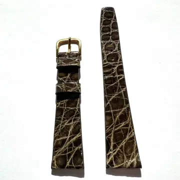 18mm Real CROCODILE Watch Straps Vintage
