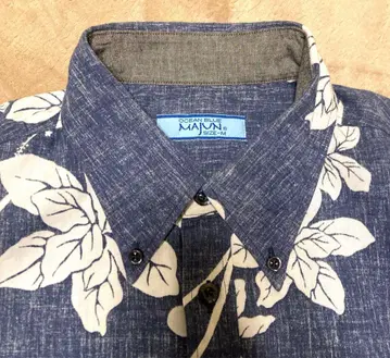 MAJUN 마준 카리유시 의류 하와이안 셔츠 M 사이즈