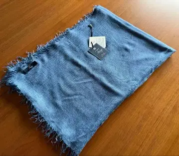 FAY 머플러 스톨 캐시미어 혼방 블루 네이비