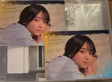 노기자카46 모바일 회장 한정판 B상 양면 포토 카드 세토구치 신츠키