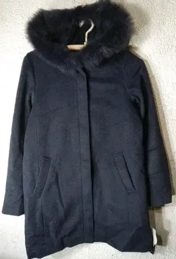 o8318 하자품 택 포함 미사용 STACY 후디 코트