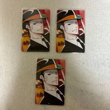 아마노 아키라 전시회 셀카풍 카드 리본(주해 후) 3점 세트