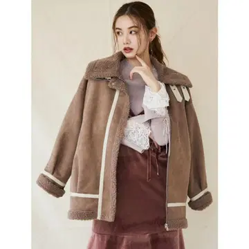 dazzlin 다즐린 보아 페미닌 블루종 F 모카 0711