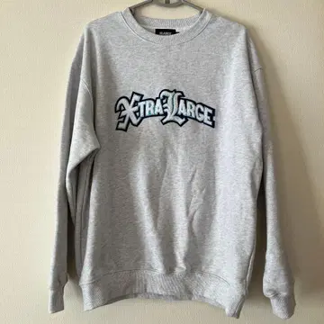 새상품급 XLARGE 그레이 맨투맨 트레이닝복 M 사이즈 긴팔 겨울