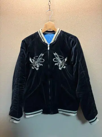 Gold 테일러 토요 벨벳 스카잔 독수리 자수