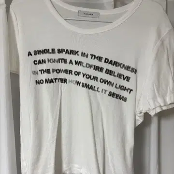 JEANASIS 화이트 T셔츠