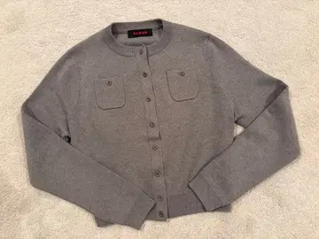 CABaN 코튼 캐시미어 크루넥 가디건 그레이 XS 정품
