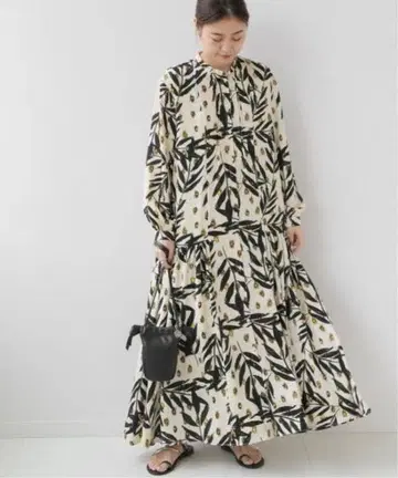 JOURNAL STANDARD relume 화이트 보타니컬 원피스