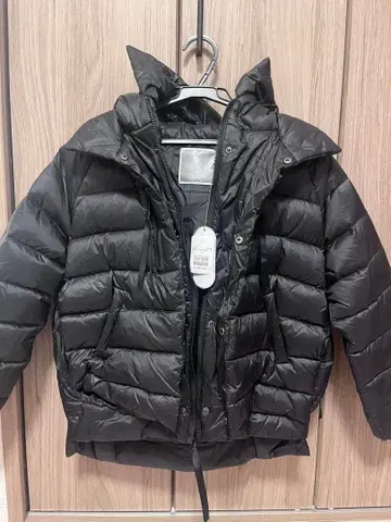 SMOOZZYS 블랙 다운 자켓