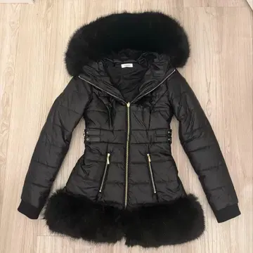 RANDY 퍼 포함 블랙 다운 자켓