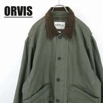 ORVIS 오비스 충전솜 커버올 워크 자켓 XXL 카키