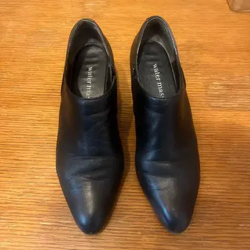 워터 마사지 블랙 부티 중간 힐