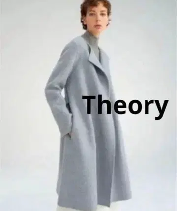 새상품급 띠어리 더블 페이스 캐시미어 노카라 코트 Cloak Coat