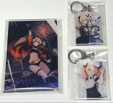 마왕학원의 부적합자 완결 기념 제비뽑기당 아크릴 사샤 3종 세트