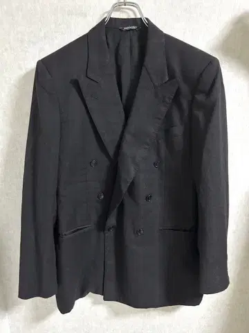 CANALI 카날리 더블 자켓 스트라이프 50 이탈리아제 블랙