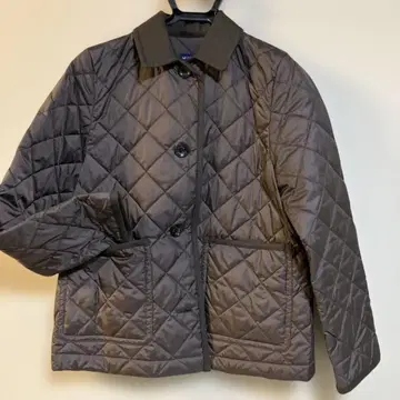 다크 브라운 퀼팅 자켓