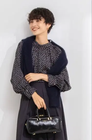 노리즈소피 2way 도트 블라우스