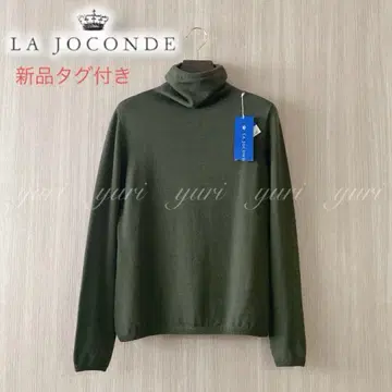 [905] 새상품 라조콘다 터틀넥 니트 풀오버 그린 40