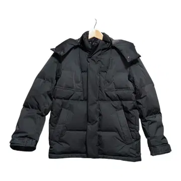 UNIQLO 유니클로 다운 오버 사이즈 후드티 S 사이즈 블랙 남성용