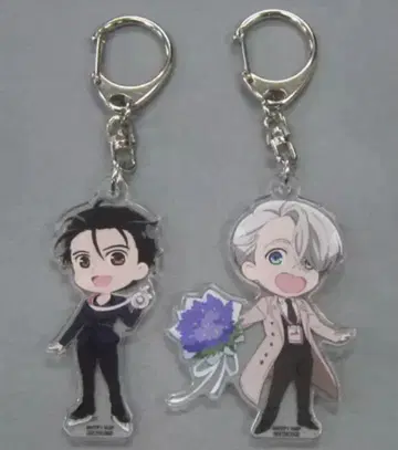 빅토르 니키포로프 카츠키 유리 아크릴 키링 세트