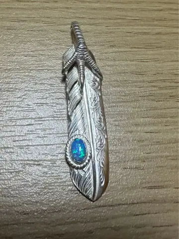 타로 와시미 오팔 은손톱 아라베스크 페더