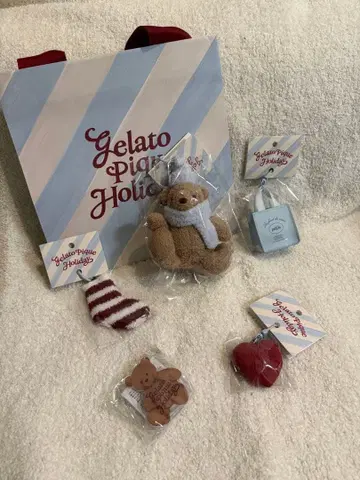 젤라또피케 크리스마스 마켓 2025 묶음 판매 5점 + 쇼핑백