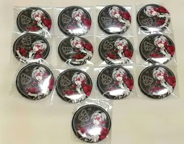 악마 집사와 검은 고양이 아쿠네코 아몬 캔뱃지 산리오