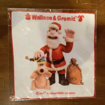 월레스와 그루밋 크리스마스 패턴 미니 타월