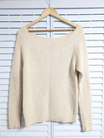 언타이틀 M 오프숄더 니트 울 100%