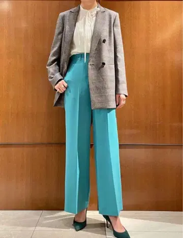 ballsey 투모로우 랜드 라이트 더블 크로스 와이드 팬츠 사이즈 36