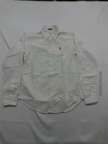 랄프 로렌 클래식 핏 코튼 셔츠 화이트 남성용