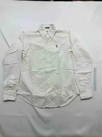 랄프 로렌 클래식 핏 코튼 셔츠 화이트 남성용