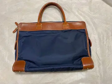 Orobianco 오로비안코 브리프 케이스 나일론 x 가죽 네이비