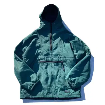 [ 90s ] USA제 L.L.Bean 나일론 아노락 후드티 그린 M