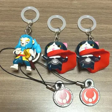 요괴워치 후유냥 만오사자 메지루시 키링