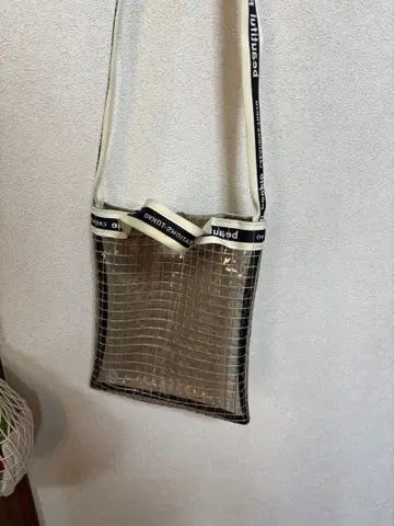 뷰티풀피플 클리어 숄더백