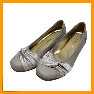 [ 새상품급 ] 풋스키 (23) 펌프스 아몬드 토 리본