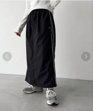 [ 새상품급 ] CANALJEAN OP 라인 스커트 블랙 M 사이즈