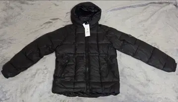 C.P. Company 후드 부착 다운 자켓 블랙