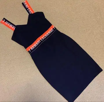 가격 인하! 아르마니 익스체인지 저지 원피스 네이비